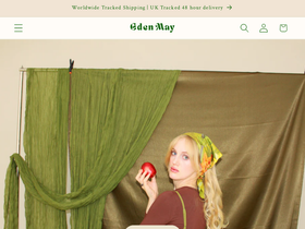 Eden May website screenshot