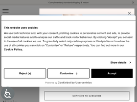 'aquazzura.com' screenshot