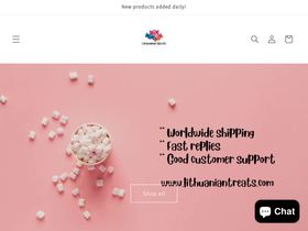 lithuaniantreats.com homepage screenshot