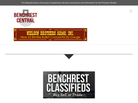 'benchrest.com' screenshot