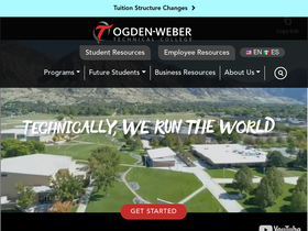 'otech.edu' screenshot