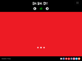 'kaifineart.com' screenshot