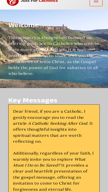 justforcatholics.org