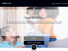 'scorecardrewards.com' screenshot