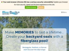 'riverpoolsandspas.com' screenshot