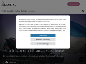 'kvartal.se' screenshot