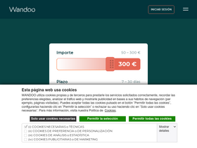 'wandoo.es' screenshot