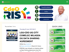 'cagayandeoro.gov.ph' screenshot