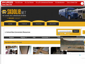 'skoolie.net' screenshot