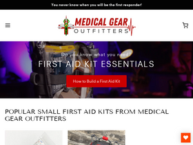 'medicalgearoutfitters.com' screenshot