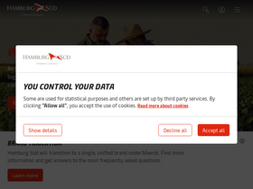 'hamburgsud.com' screenshot
