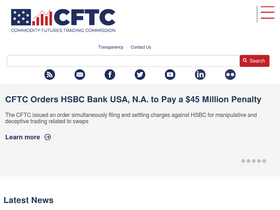 'cftc.gov' screenshot