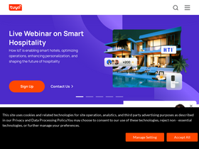 'tuya.com' screenshot