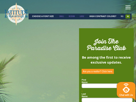 'latitudemargaritaville.com' screenshot