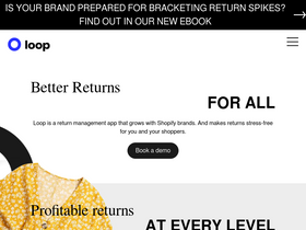 'loopreturns.com' screenshot