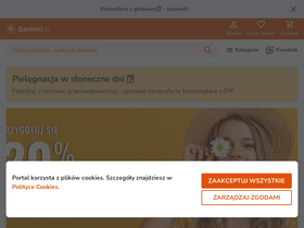 'aptekagemini.pl' screenshot