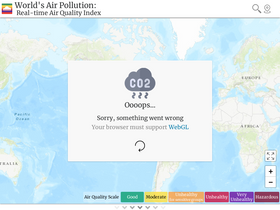 'waqi.info' screenshot