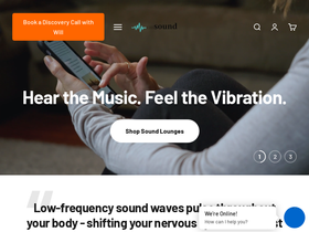 vibrosound.com.au homepage screenshot