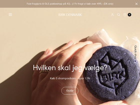 Birk Denmark ApS homepage screenshot