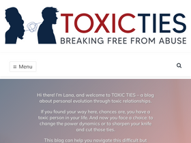 'toxicties.com' screenshot
