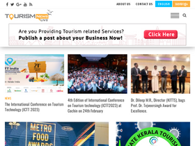 'tourismnewslive.com' screenshot