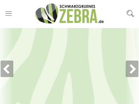 'schwarzgrueneszebra.de' screenshot