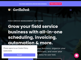 'gorilladesk.com' screenshot