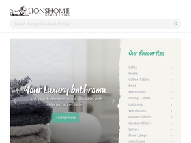 'lionshome.co.uk' screenshot