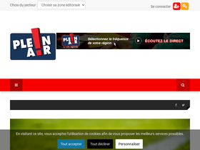 'pleinair.net' screenshot
