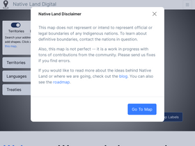 'native-land.ca' screenshot