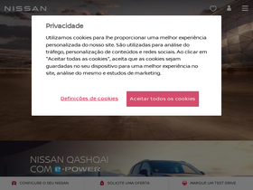 'nissan.pt' screenshot