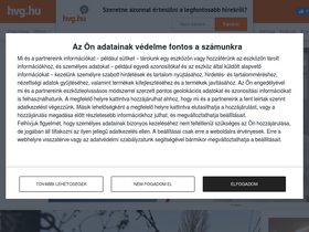 'hvg.hu' screenshot