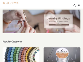 'beadnova.com' screenshot