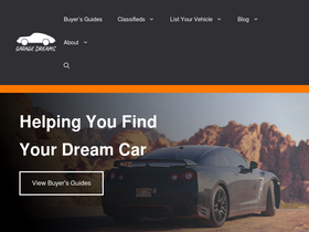 'garagedreams.net' screenshot