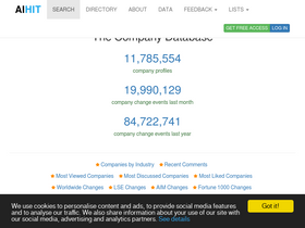'aihitdata.com' screenshot