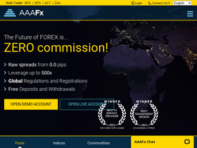'aaafx.com' screenshot