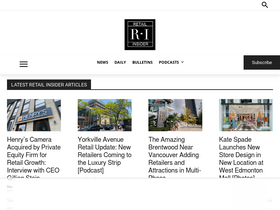 'retail-insider.com' screenshot