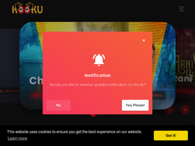 'kooku.app' screenshot