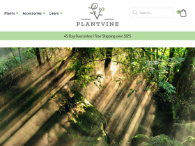 'plantvine.com' screenshot