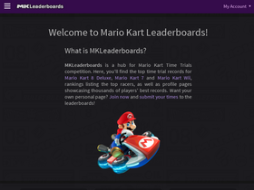 'mkleaderboards.com' screenshot