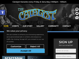 'catalystclub.com' screenshot