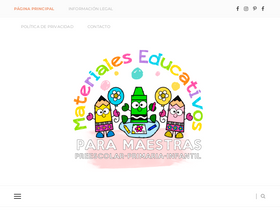 'materialeseducativosmaestras.com' screenshot