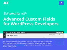 'advancedcustomfields.com' screenshot