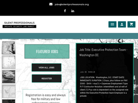 'silentprofessionals.org' screenshot