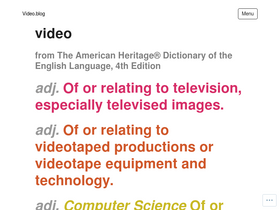 'video.blog' screenshot