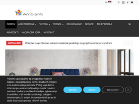 'tvambienti.si' screenshot