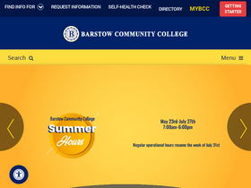 'barstow.edu' screenshot