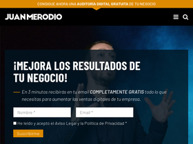 'juanmerodio.com' screenshot