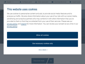 'bavariayachts.com' screenshot