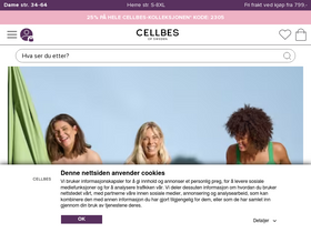 'cellbes.no' screenshot